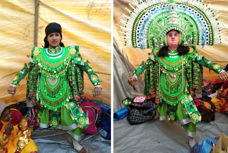 Sunita Mahato's troupe charges Rs22,000 per performance. Pic: Sunita Mahato 30stades