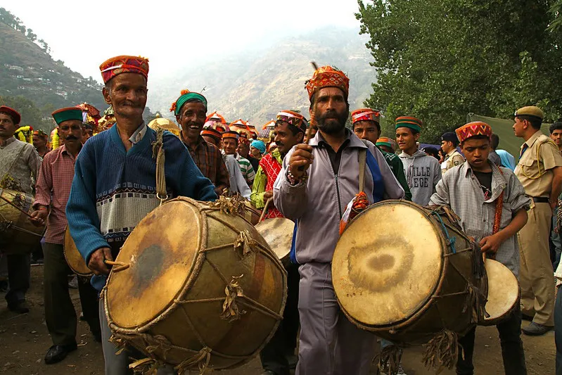 Dhol or drum players at the festival. Pic: Flickr 30stades