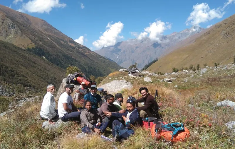 Since she cannot afford a coach for training, Anjani goes trekking and climbing with groups regularly for practice. Pic: courtesy Anjani Gupta 30 stades