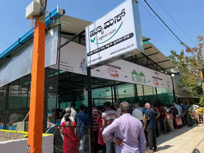 Vidyaranyapura outlet of Humus, its third, was opened earlier this month in Karnataka. Pic: courtesy Humus 30stades