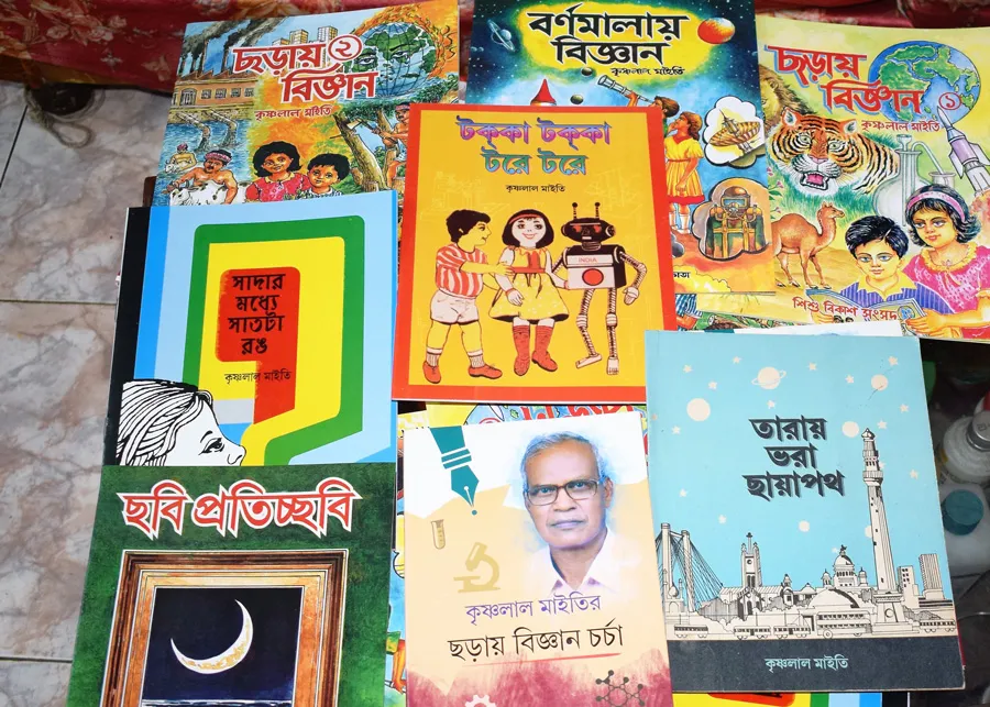 About 4,000 copies of each of the 18 rhyme books are re-printed every year. Pic: Partho Burman