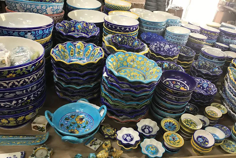 Jaipur's GI-tagged Blue Pottery. Pic: Flickr 30stades