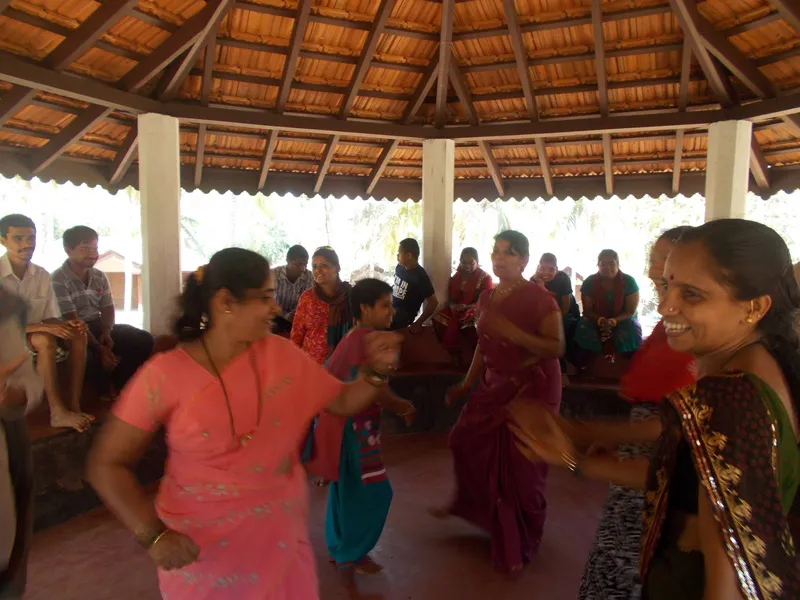 After work, it is time for dance, music and exercises at Chetana. Pic: Prashanti Foundation 30stades