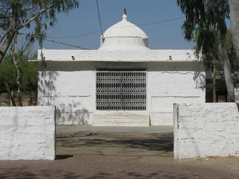 Bishnoi temple commemorating the Khejarli massacre. Pic: Wikipedia 30stades