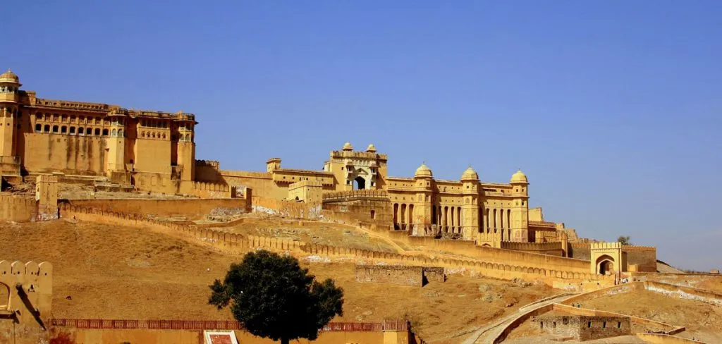 Amer Fort, about 10km from Jaipur, is home to the Shila Mata Temple. Pic: Flickr