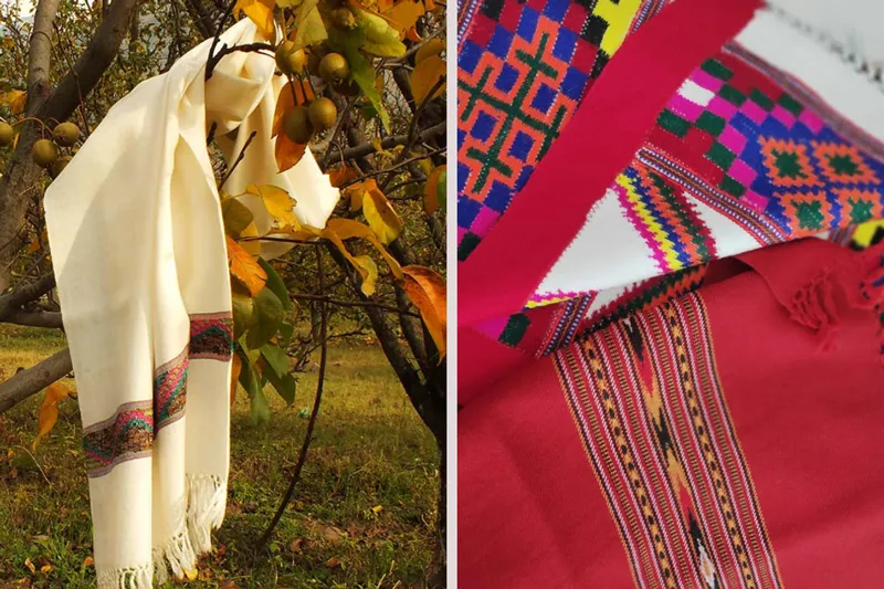 Kullu shawls are made using Merino wool, Pashmina or Angora wool. Pic: Bhuttico 30stades