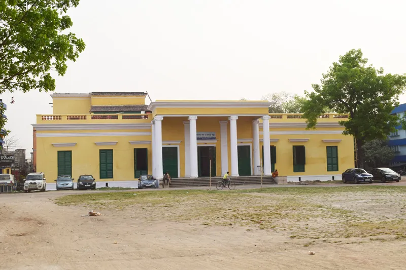 The Danish Government House after restoration. In the past, it was used by governments of Denmark, Britain and India before it was marked 'condemned' by the Public Works Department. Pic: Serampore Initiative Project30stades