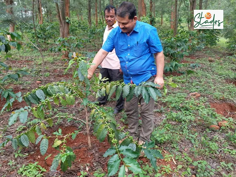 An Odisha Government official during field trip to coffee plantation in Koraput. Pic: Manish Kumar  30stades