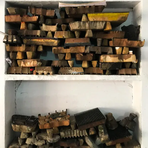 Chhapa uses wooden blocks made from recycled Sheesham wood. Pic: Chhapa 30stades