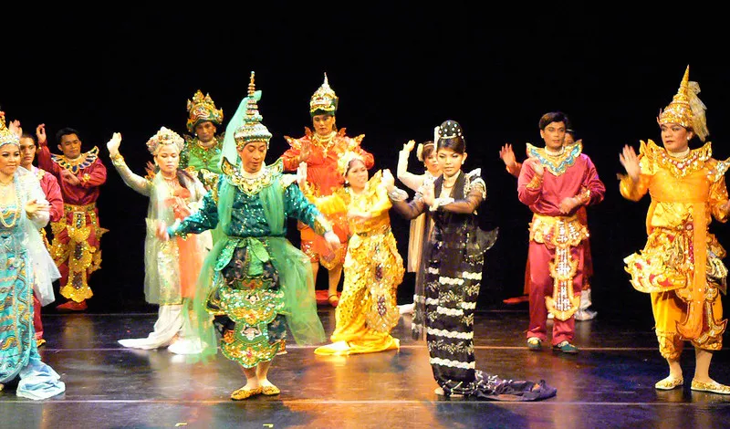 Burmese performance of Ramayana. Pic: Flickr 30 stades