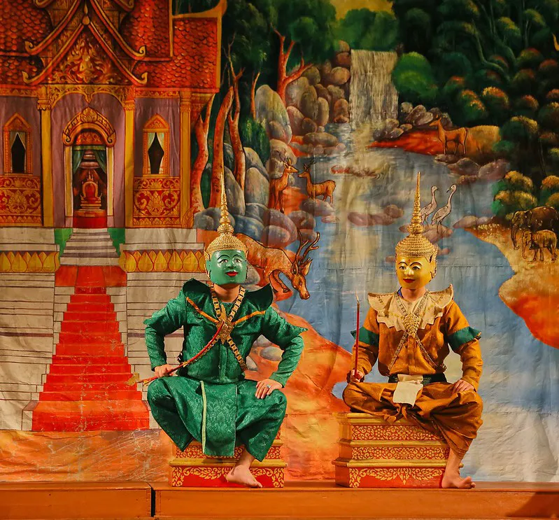 The final scene of the Ramayana by the Royal Ballet Theater of Luang Prabang in Laos. Pic: Flickr 30 stades