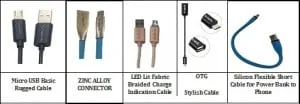 tnext Micro USB Cables