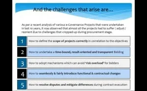 Key Challenges of Public Procurement