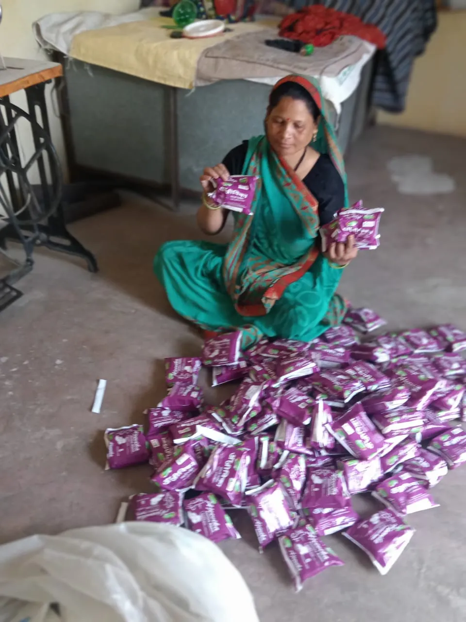 AAloo chips made by SHG women