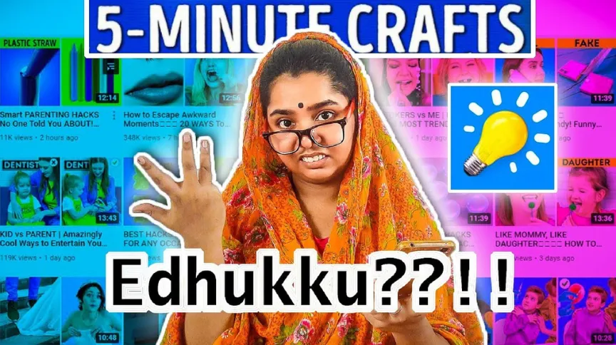 simply sruthi shobama 5 mins crafts