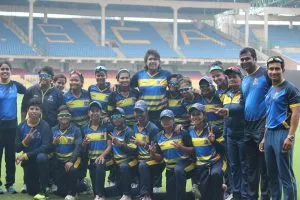 Bengal side after beating Railways in the semifinal in Bangalore. ©Karuna Jain/Women's CricZone