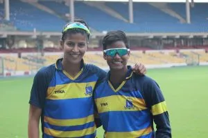 Shublakshmi Sharma and Deepti Sharma played key roles in Bengal's win over Railways. ©Karuna Jain/Women's CricZone