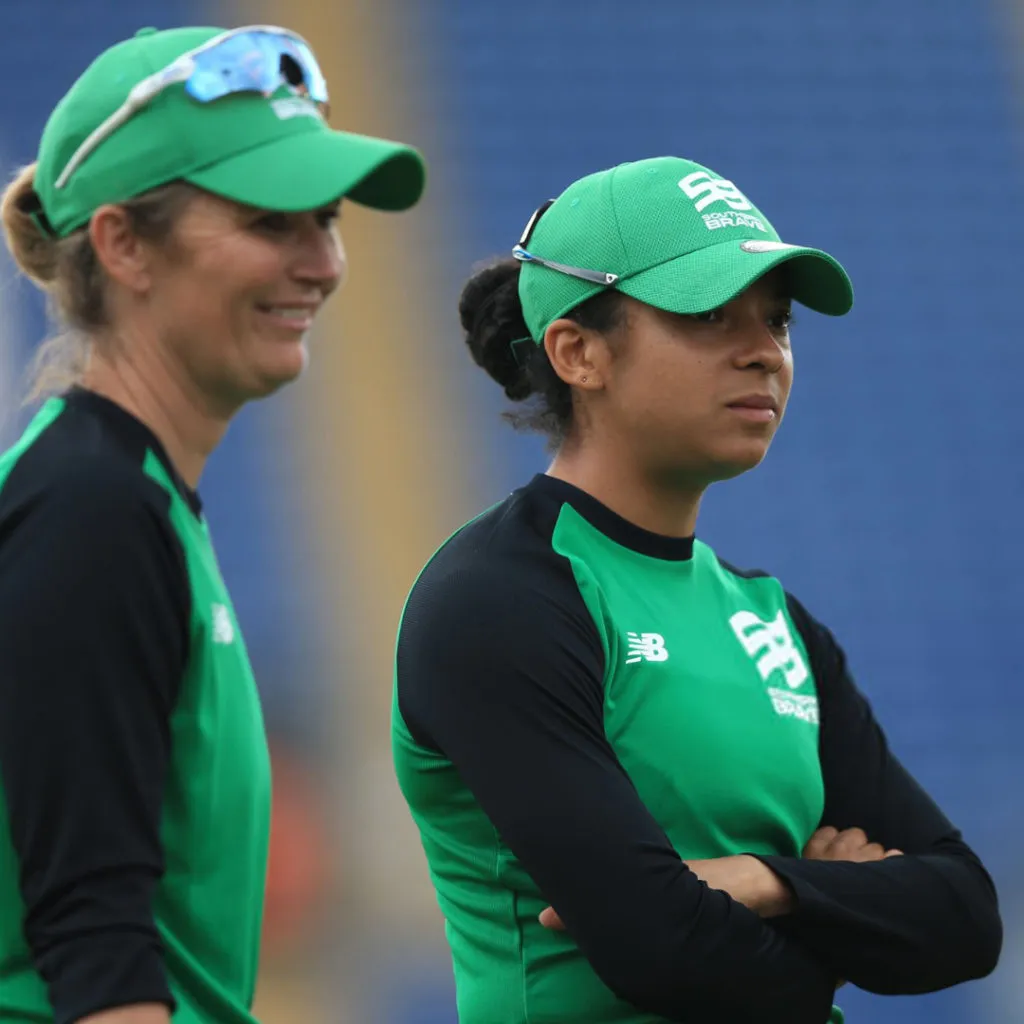 "She just wants to play the game in such an aggressive and fearless manner." Charlotte Edwards on Sophia Dunkley © Getty Images