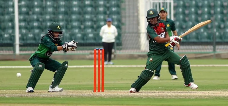 Will Rumana Ahmed (R) be able to lead Bangladesh from the front to a win on the Pakistan tour? © PCB