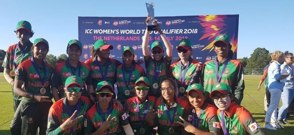 Bangladesh wins the Qualifiers final against Ireland. ©ICC