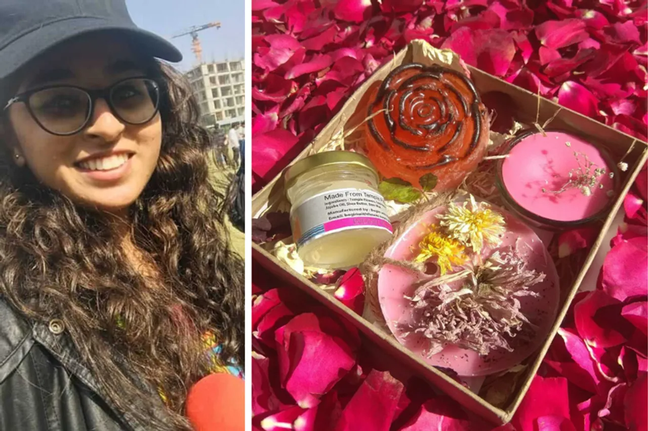 Surat: 22-year-old engineer’s startup recycles temple flowers into soaps, colours, candles & compost