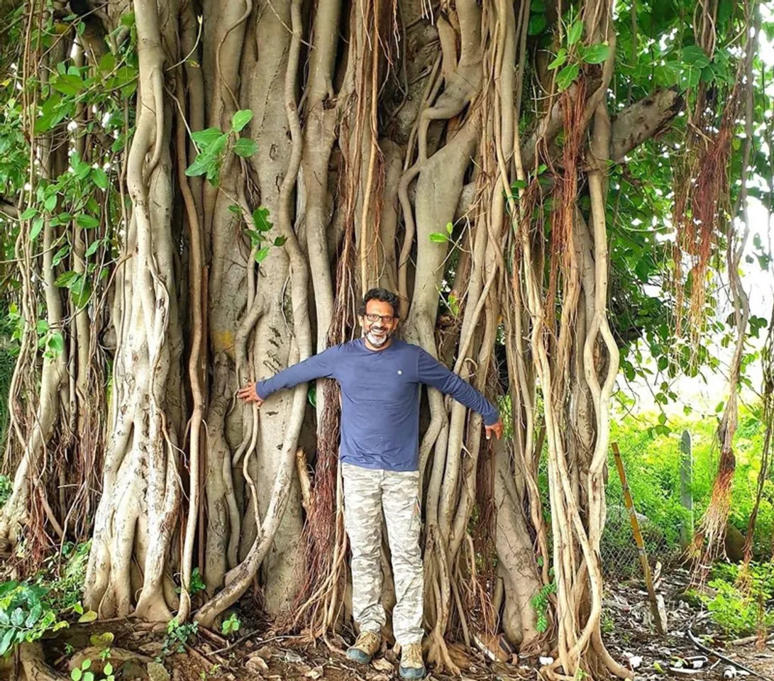 Uday Krishna: The Hyderabad man saving old trees by translocating them to schools, factories & graveyards