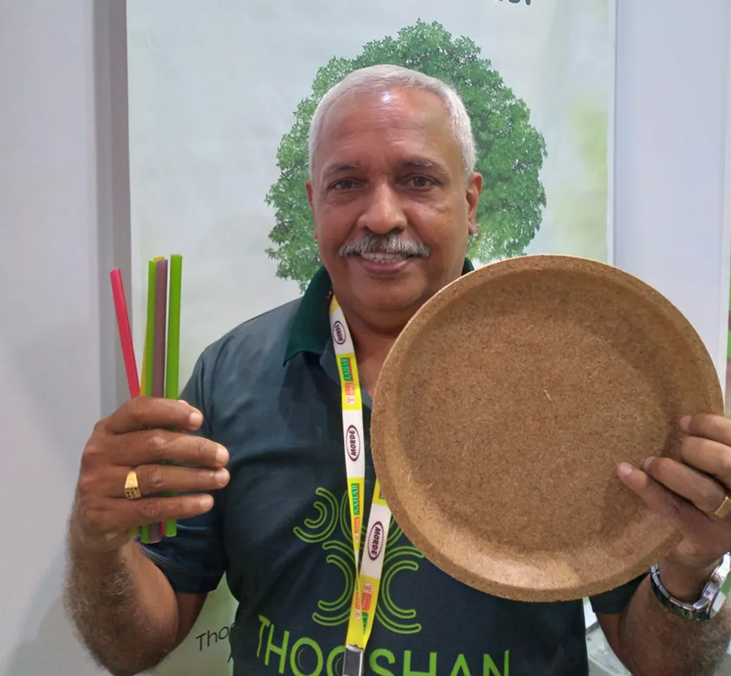 This Kerala-based geologist is making edible & biodegradable cutlery to replace single-use plastic