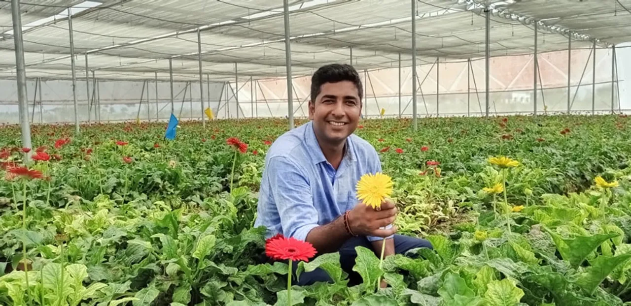 Engineer leaves high paying job at Microsoft for Gerbera farming; creates jobs in his village