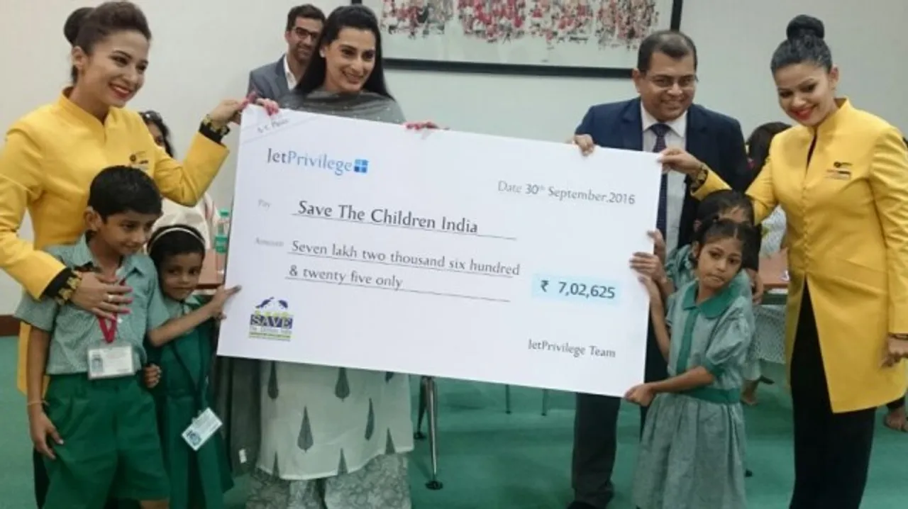 Jet Airways Donates For The Cause Of Child Development And Education