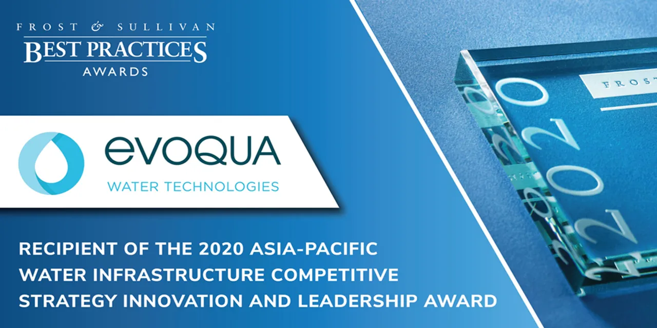 Evoqua Honored With Frost & Sullivan Award for Competitive Strategy Innovation and Leadership in the Asia-Pacific Water Infrastructure Market