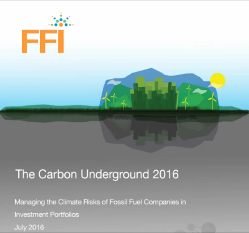 FFI Releases Report On 200 Largest Fossil Fuel Companies