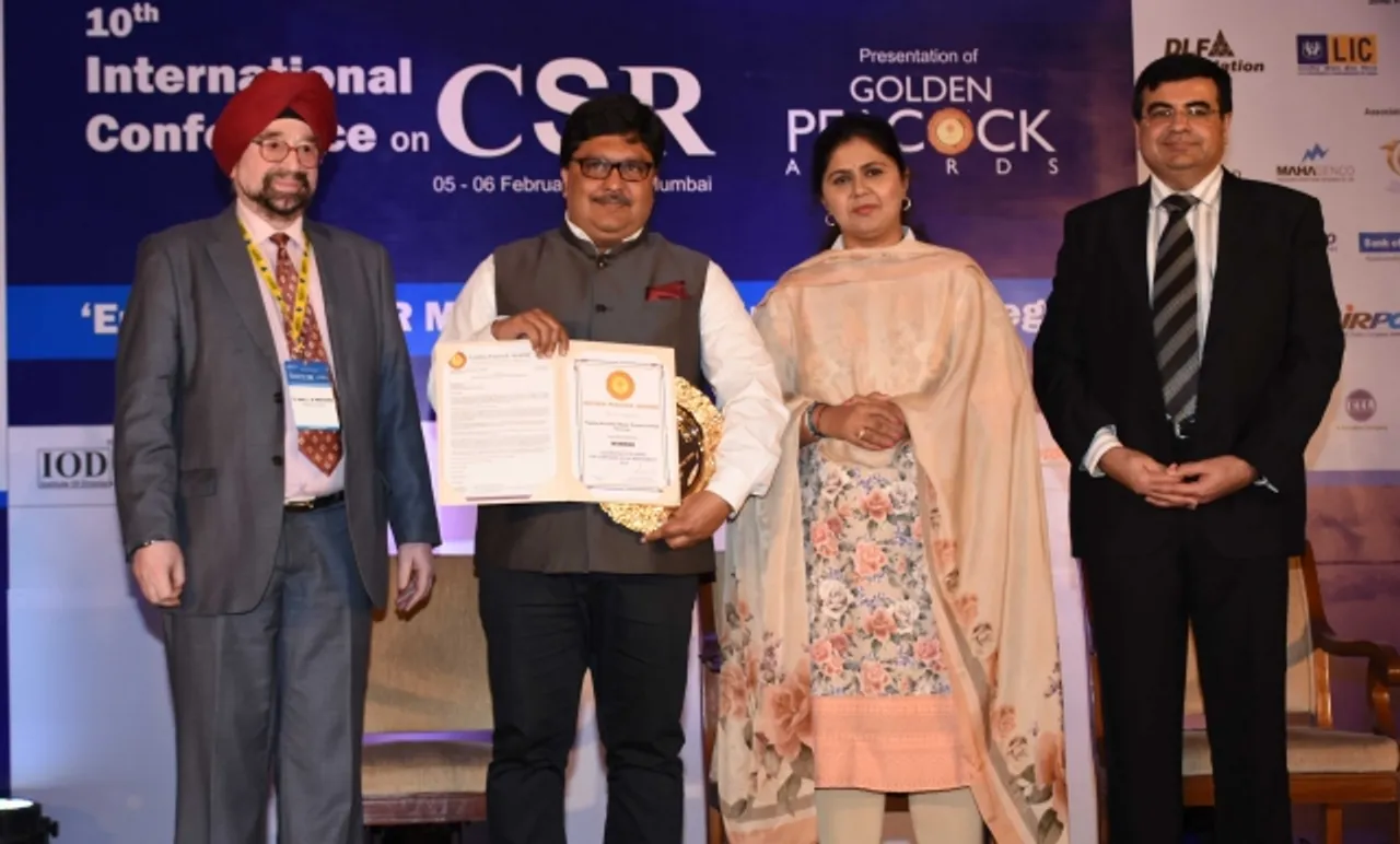 Toyota Kirloskar Motor Wins Golden Peacock Award 2015 For Excellence In CSR