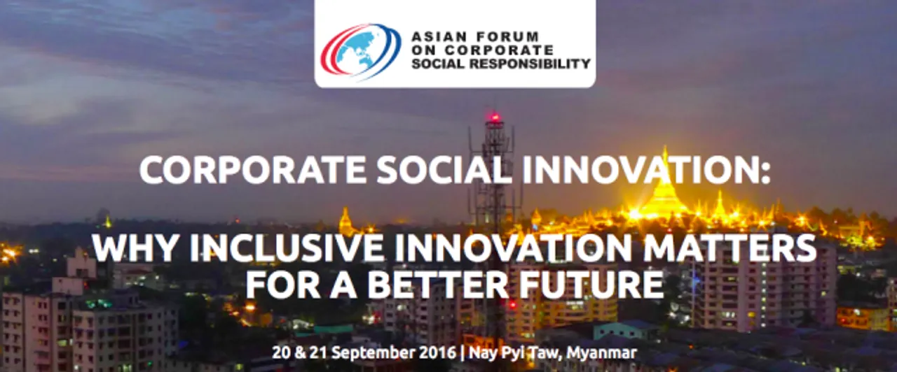 Asian Forum  on Corporate Social Responsibility, 20-21 Sept 2016, Myanmar