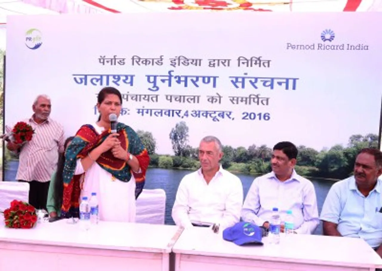 Pernod Ricard India Commits To Sustainable Water Management In Phagi, Rajasthan