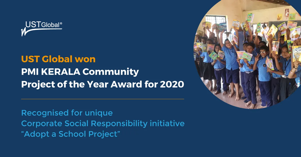 UST Global Wins CSR Award For 'Adopt a School' Initiative