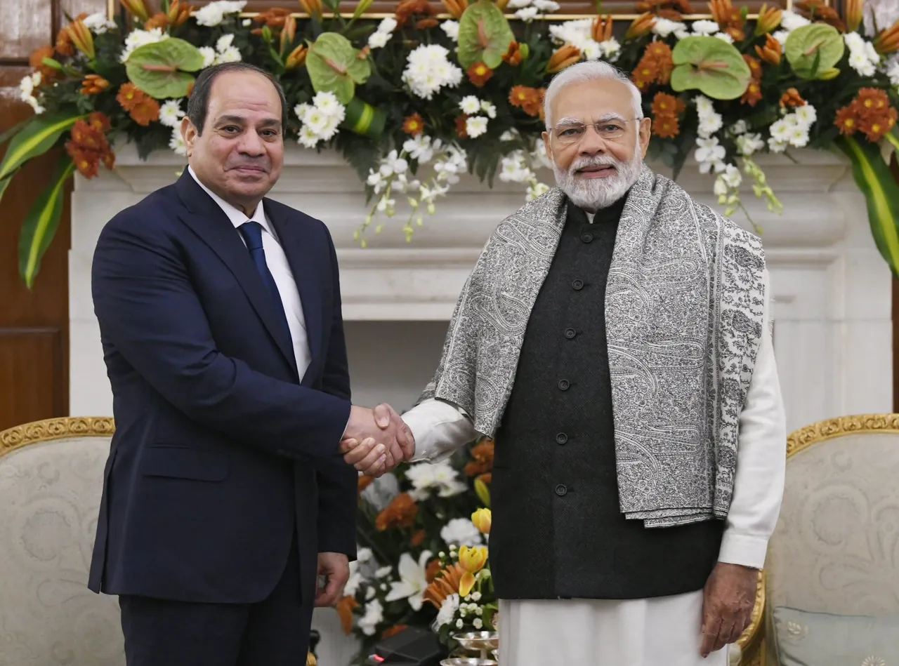 PM Modi holds talks with Egyptian President Abdel Fattah El-Sisi