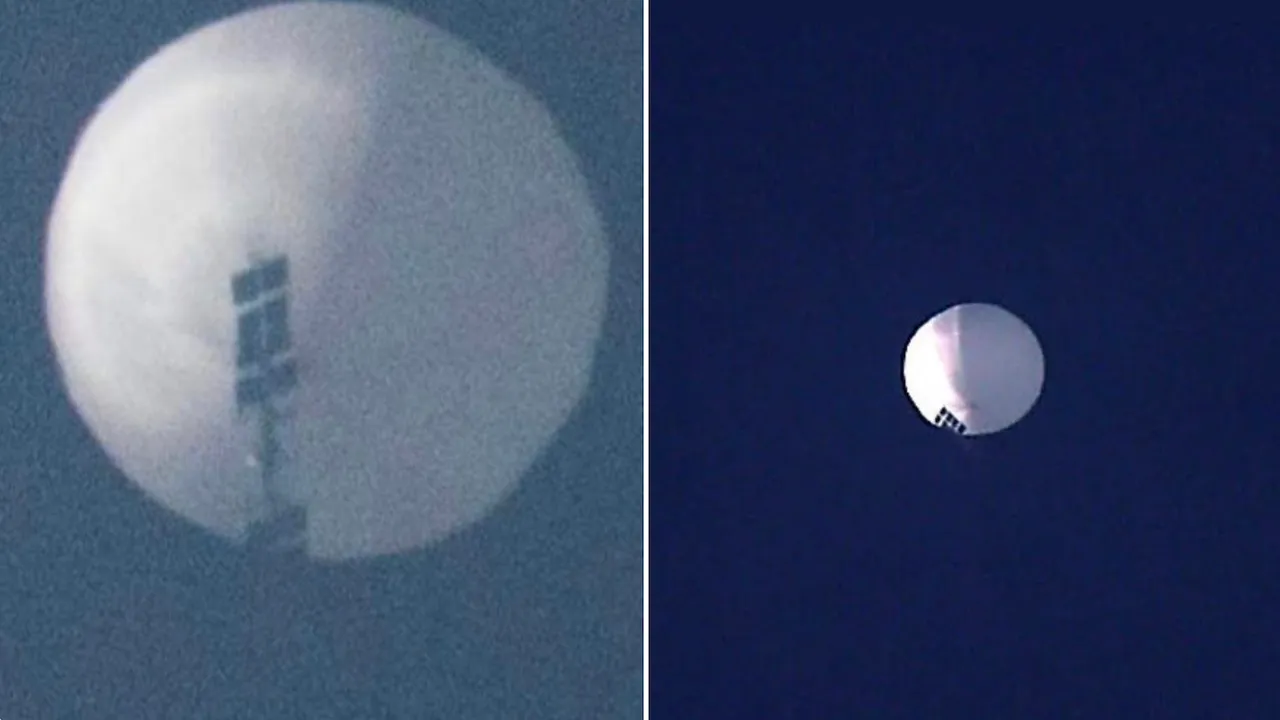 Chinese spy balloon spotted over US airspace