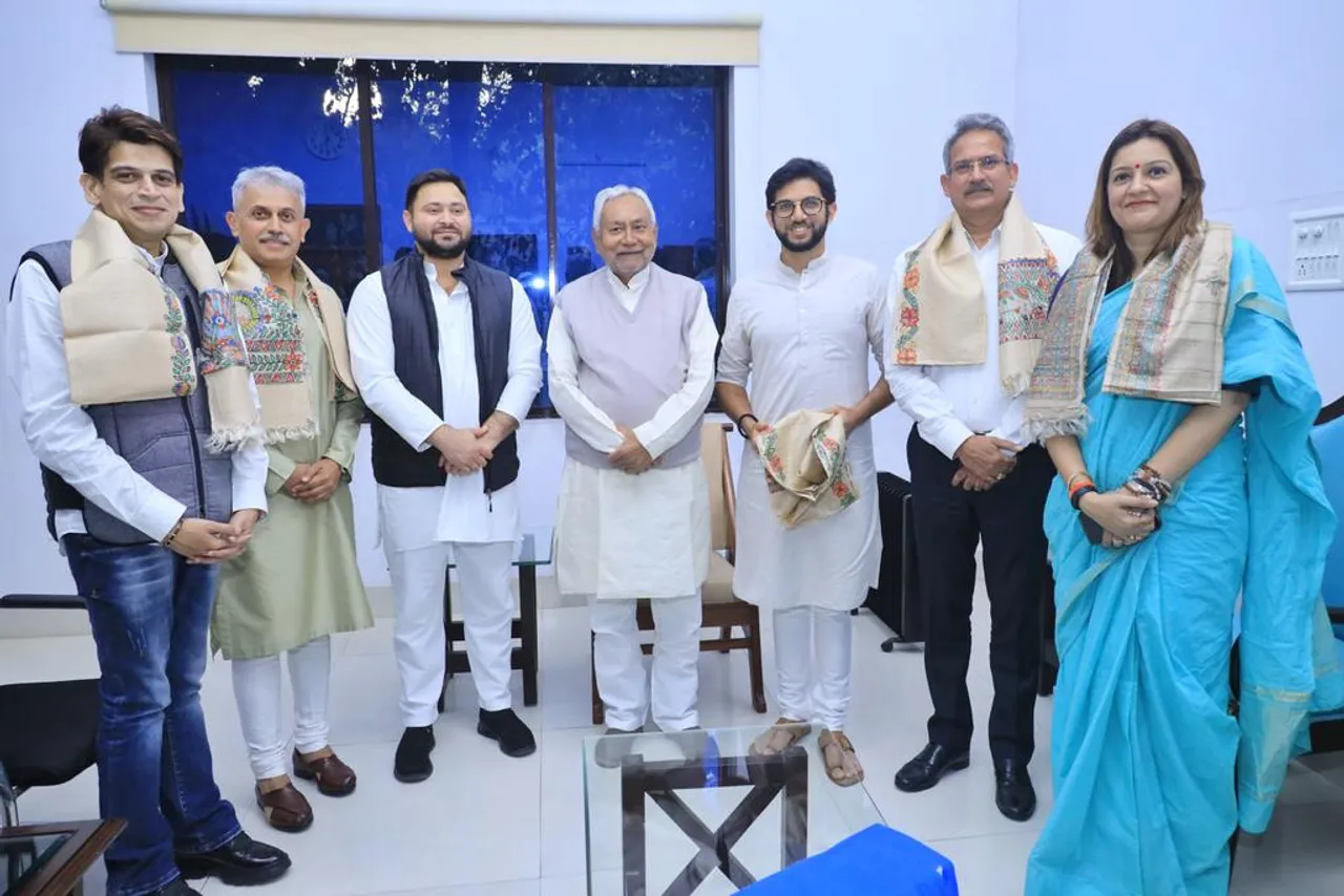 Aaditya Thackeray visits Patna, meets Tejashwi and Nitish