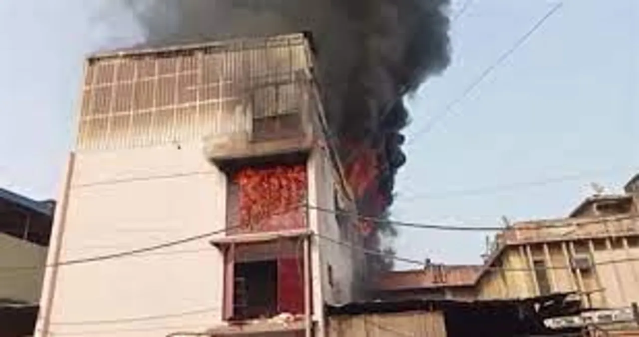 Major fire breaks out at shoe manufacturing factory in Keshav Puram