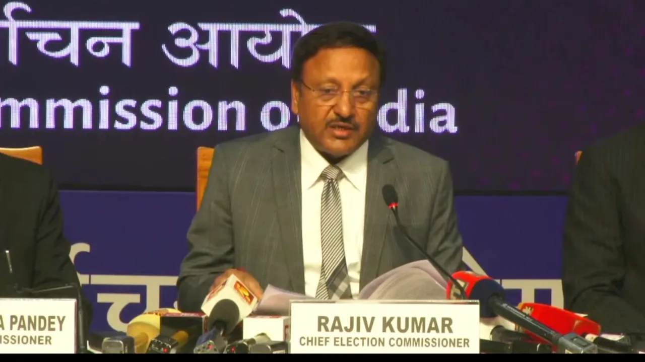 Parties that complain against EVMs too have won polls: CEC Rajiv Kumar