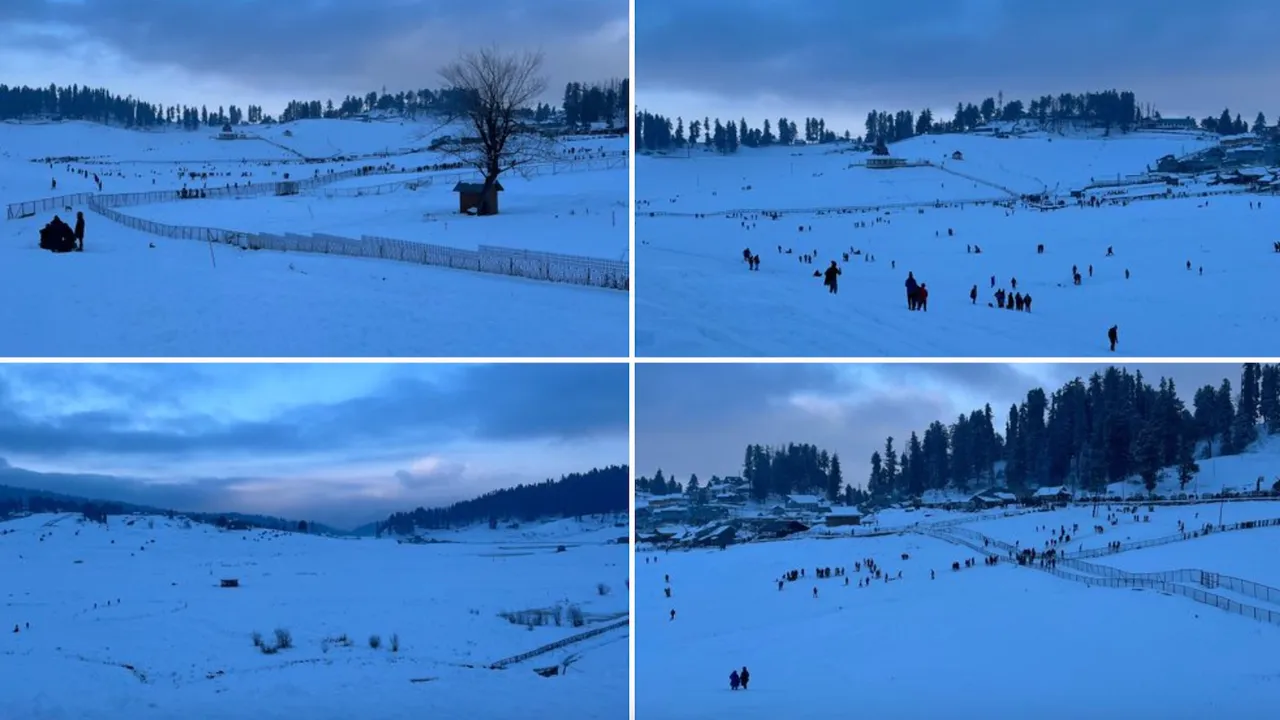 White meadows calling: Tourists make beeline for snow-capped Gulmarg