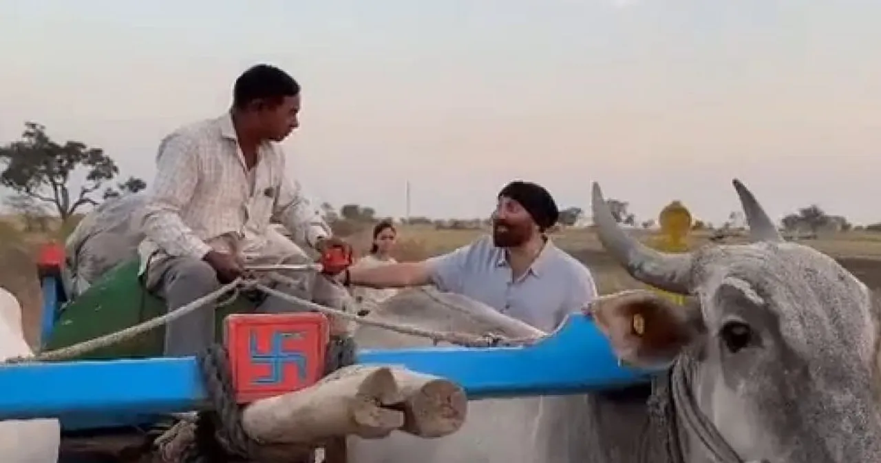 Actor Sunny Deol posts funny video of encounter with farmer