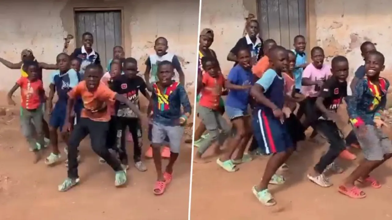 African children's crazy moves on 'Kala Chasma' win Internet