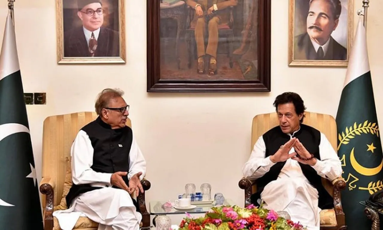 Pakistan President Arif Alvi accused of toeing Imran Khan's line