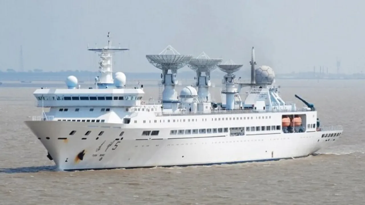 Chinese spy ship spotted in Indian Ocean Region
