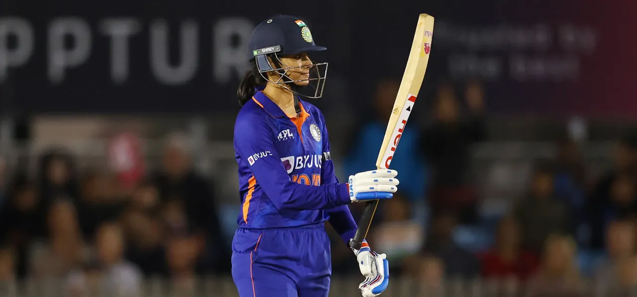 Mandhana leads the way as India beats England by eight wickets in Derby