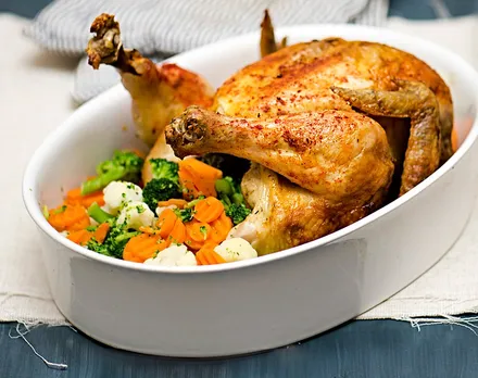 Roast suckling has made way for roast chicken in the Christmas food spread. Pic: Flickr 30stades