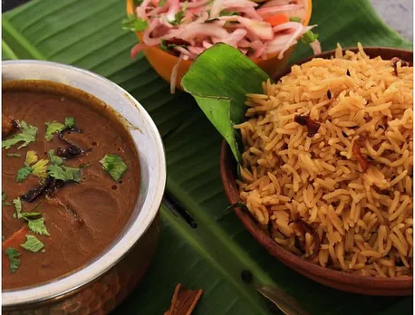 Mutton dhansak has eggplant lentil pumpkin brinjals and is always served with caramelised rice. Pic: Farohar Caterers 