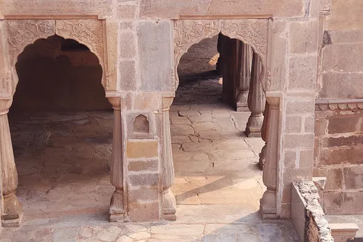 Pavilion at the Chand Baori. Pic: Flickr 30stades