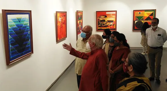 At the Raza Parv in Jaipur. Pic: Raza Foundation 30stades